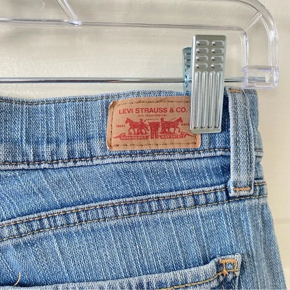 LEVI'S 524 Too Superlow Embroidered Boot Cut Women's Jeans Size 1M - Picture 6 of 10